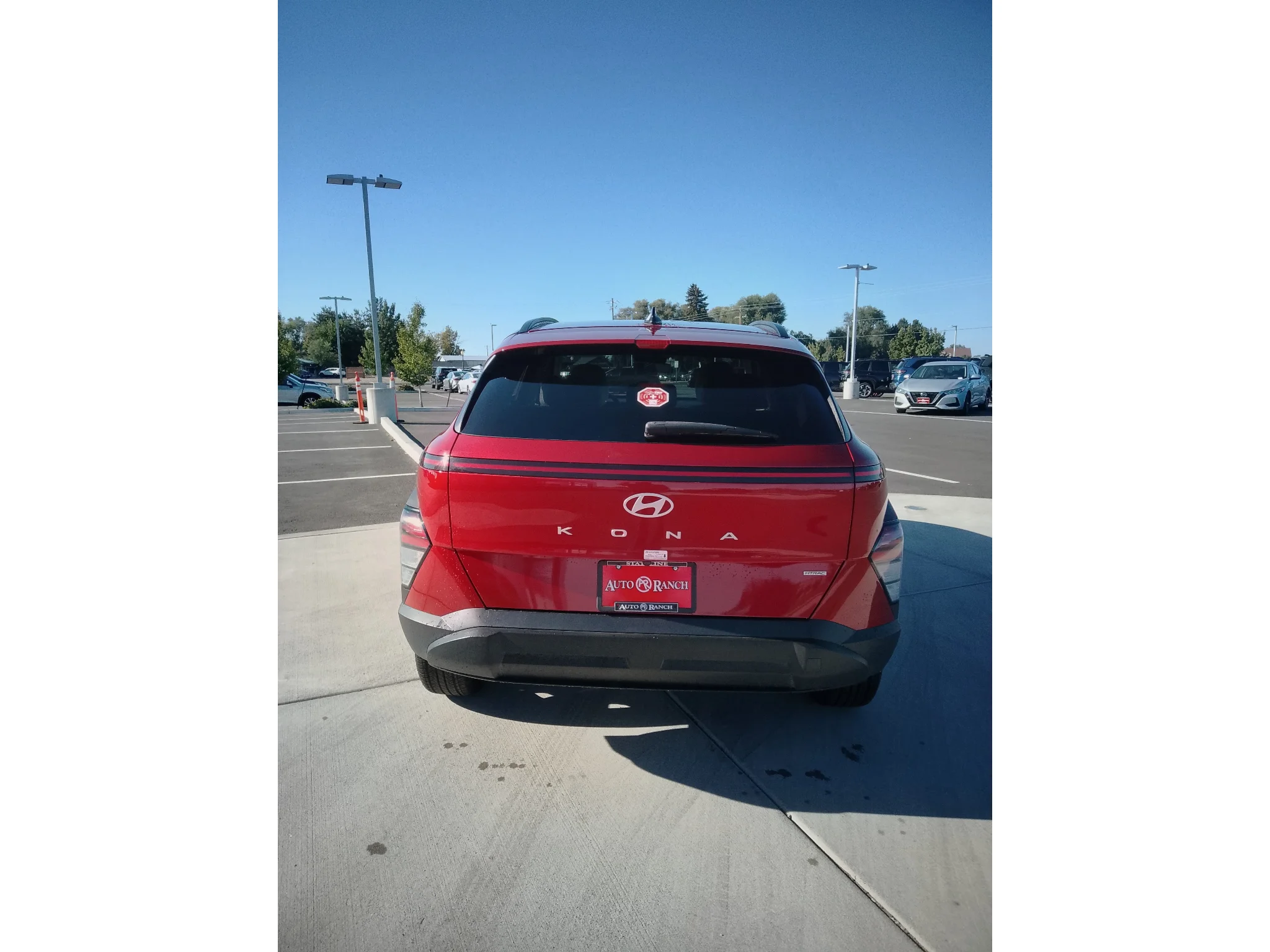 Used 2024 Ultimate Red Metallic Hyundai SEL image 3