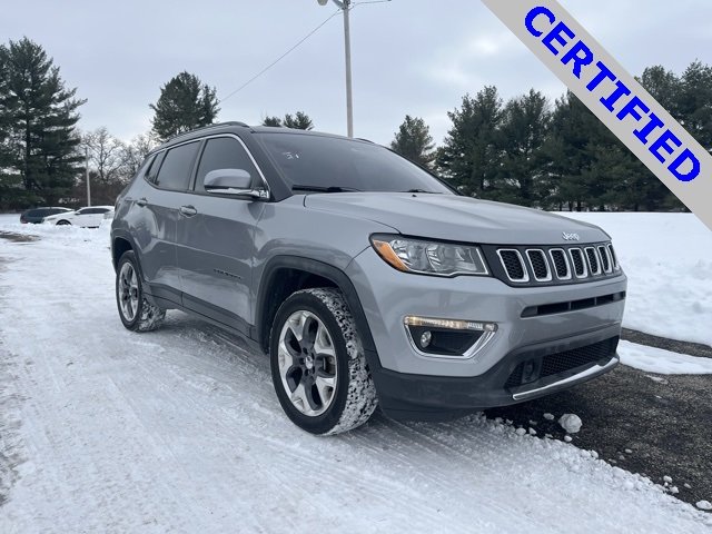 Certified 2021 Jeep Compass Limited with VIN 3C4NJDCB3MT521889 for sale in Xenia, OH