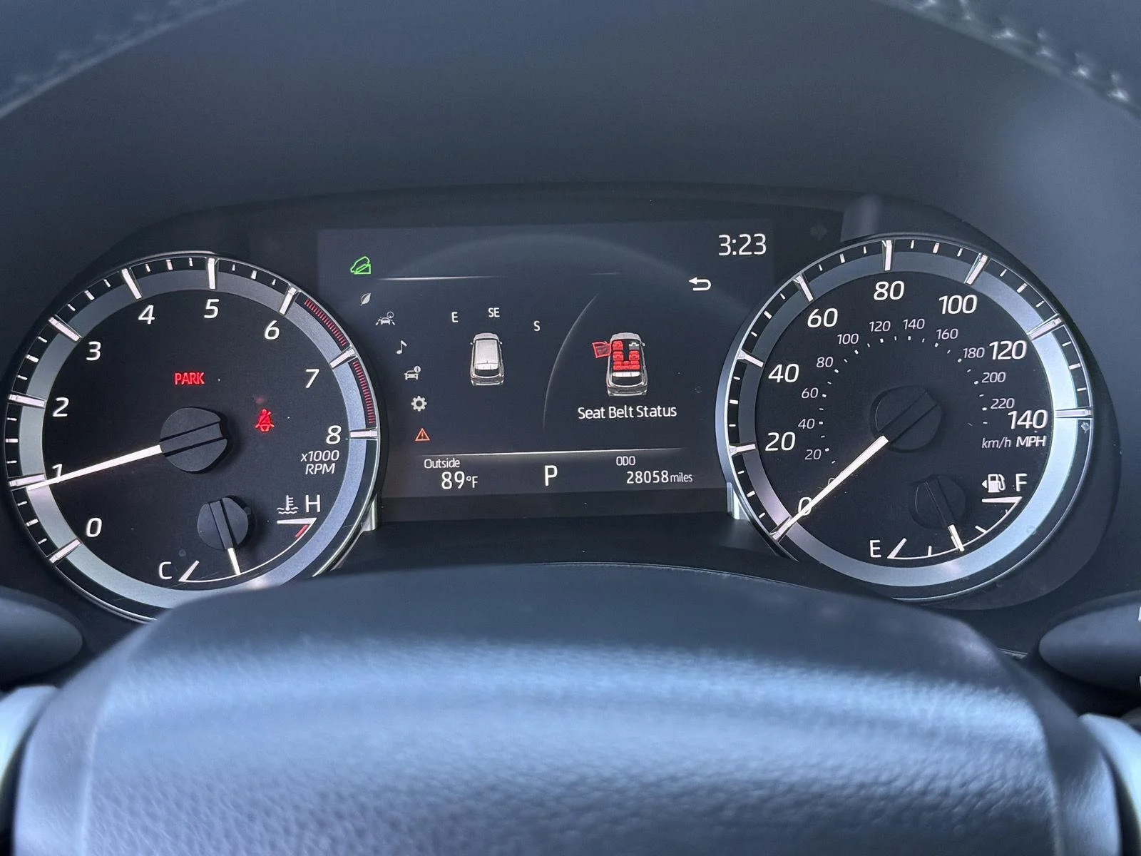 Used 2023 Midnight Black Metallic Toyota XLE image 28