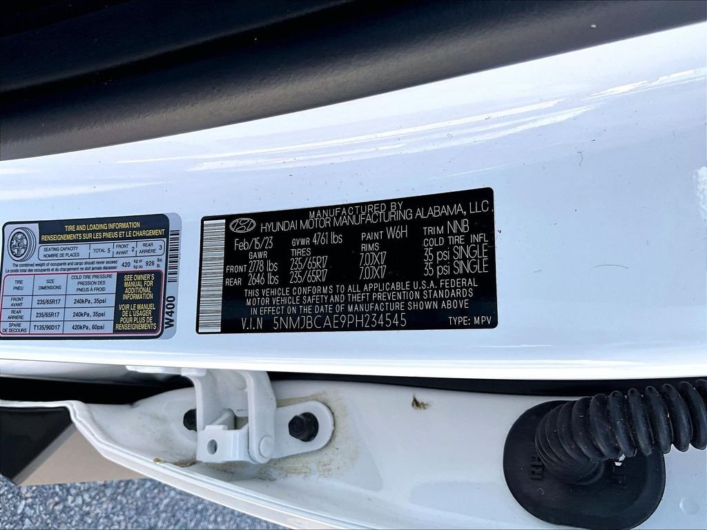 Used 2023 White Hyundai SEL image 34