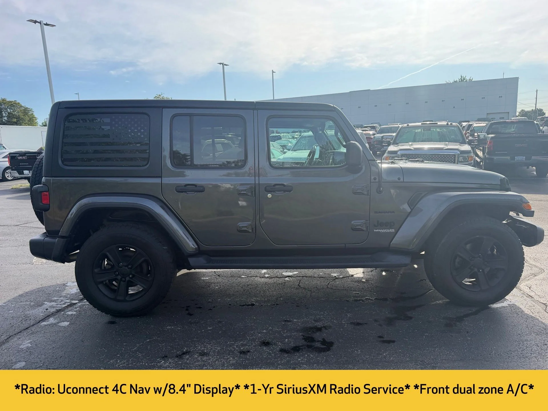 Used 2018 Gray Jeep Unlimited Sahara image 6