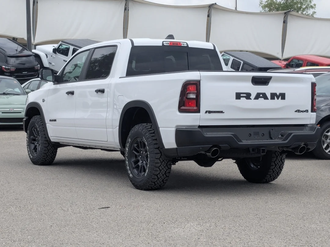 New 2026 White RAM Rebel - - 4x4 - 5.7L HEMI V8 - Rebel Level 1 Equip Grp - Trailer Brake Ctrl & More! image 6