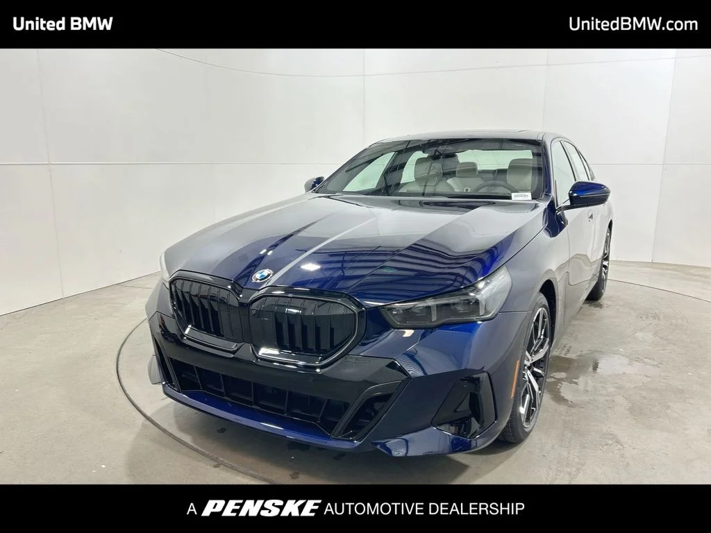 Used 2026 Tanzanite Blue II Metallic BMW 530i image 1