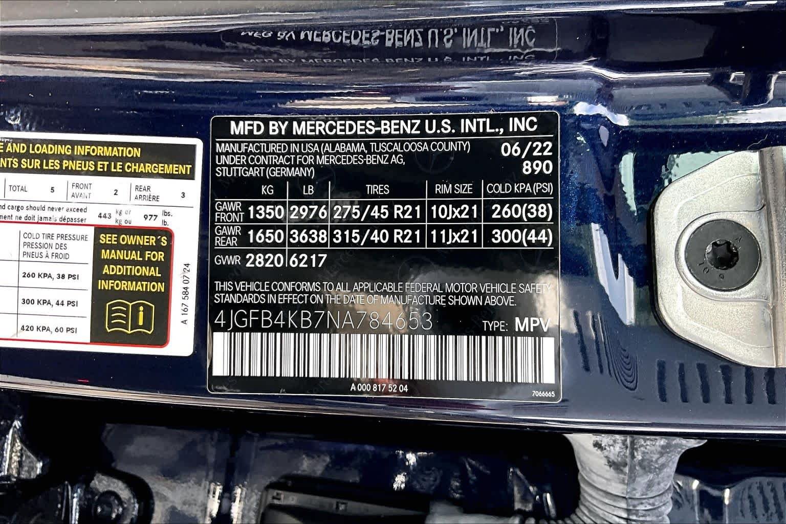 Used 2022 Lunar Blue Metallic Mercedes-Benz GLE 350 image 34