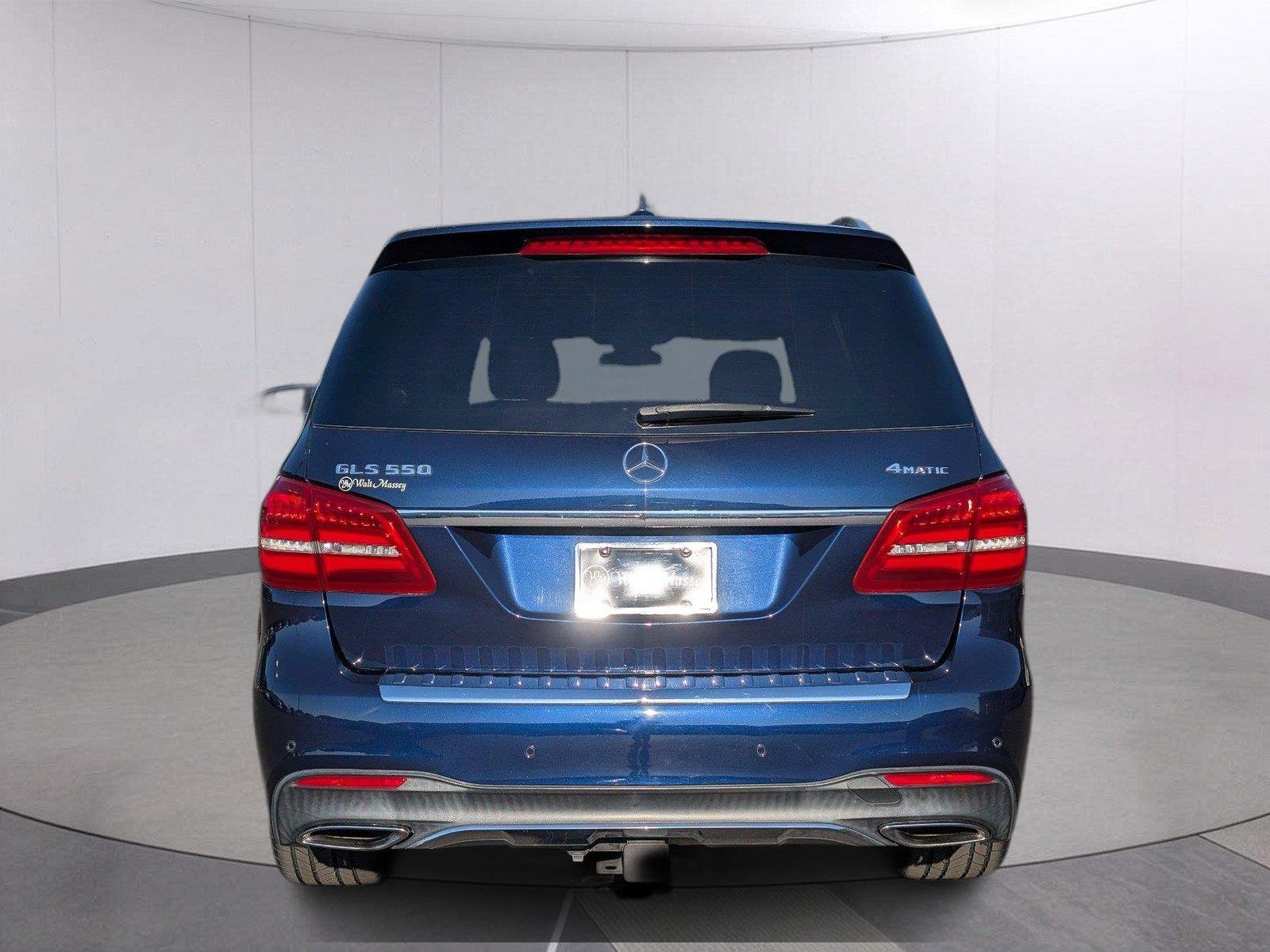 Used 2017 Lunar Blue Metallic Mercedes-Benz GLS 550 image 6