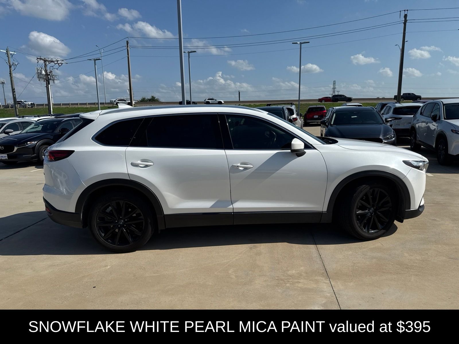 Used 2022 Snowflake White Pearl Mica Mazda Touring Plus image 3