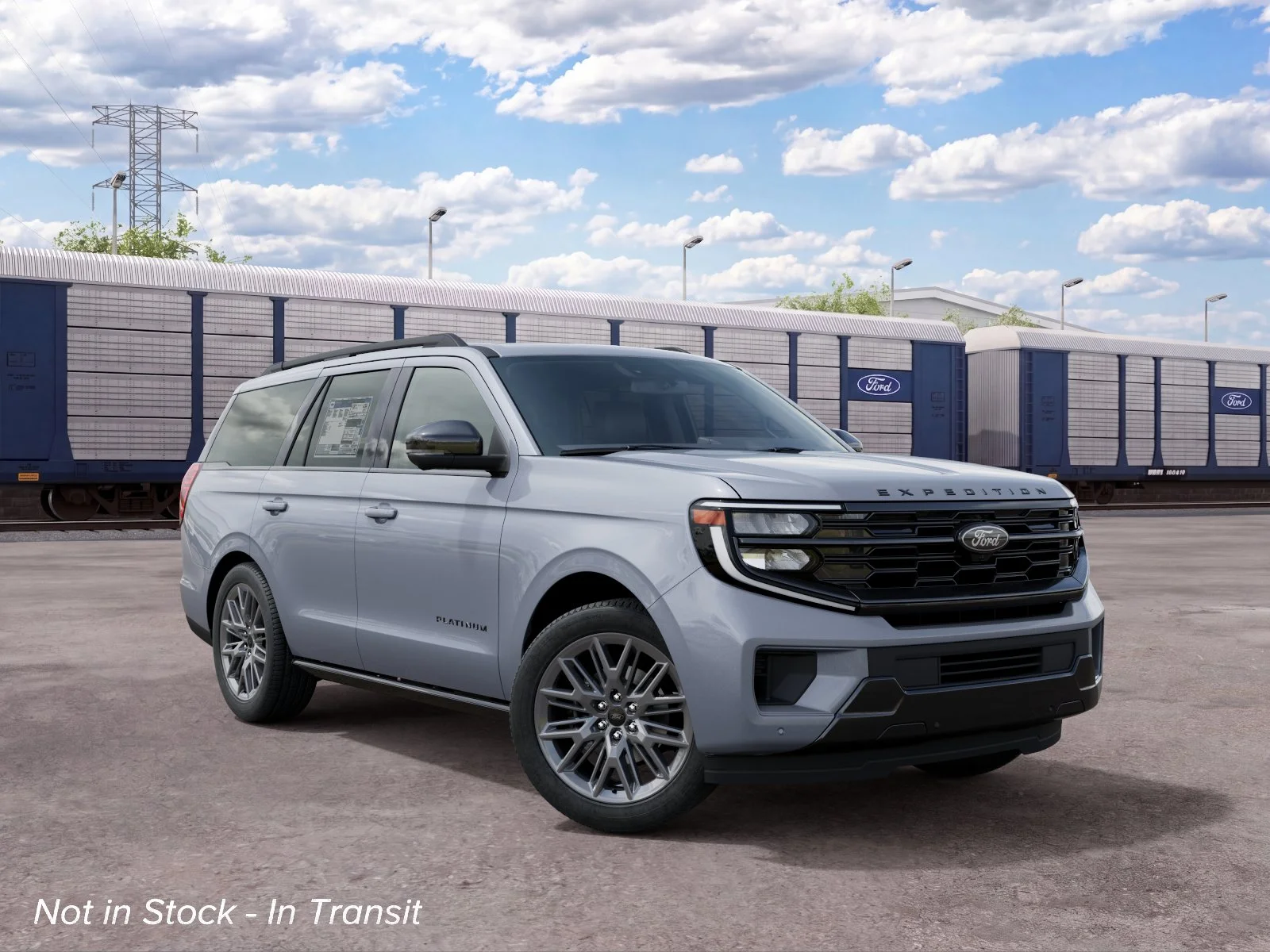 New 2027 Glacier Gray Metallic Tri-Coat Ford Platinum image 4