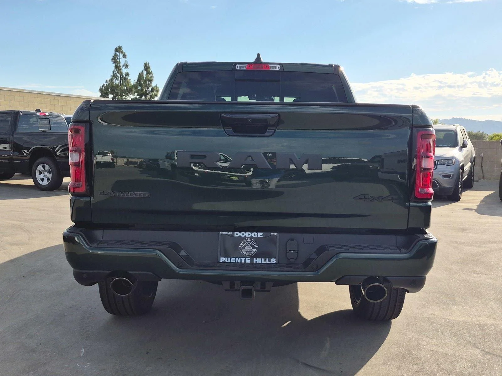 New 2026 Serrano-Green Metallic Exterior Paint RAM Laramie image 5