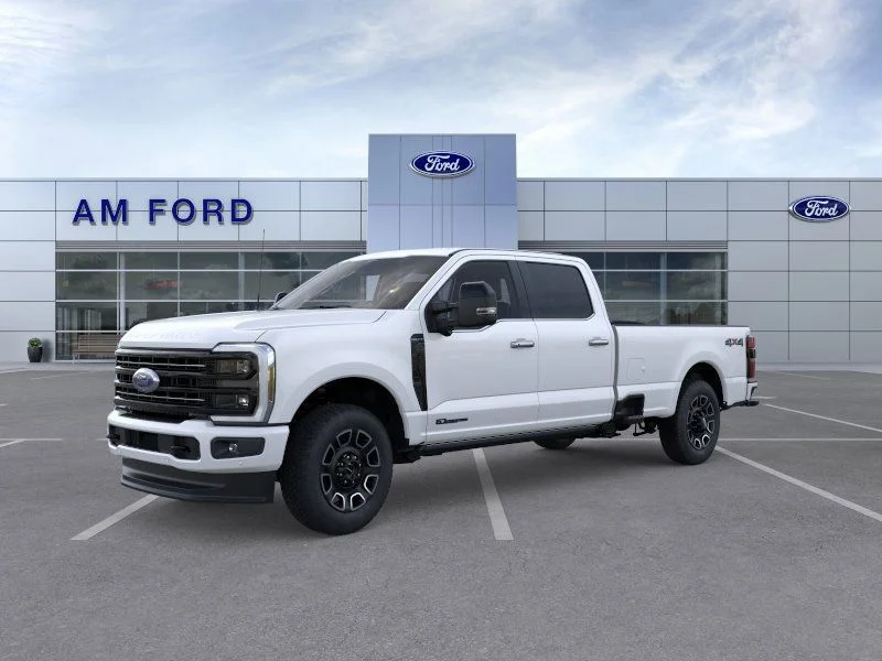 New 2026 Star White Metallic Tri-Coat Ford F-350® Platinum® image 1