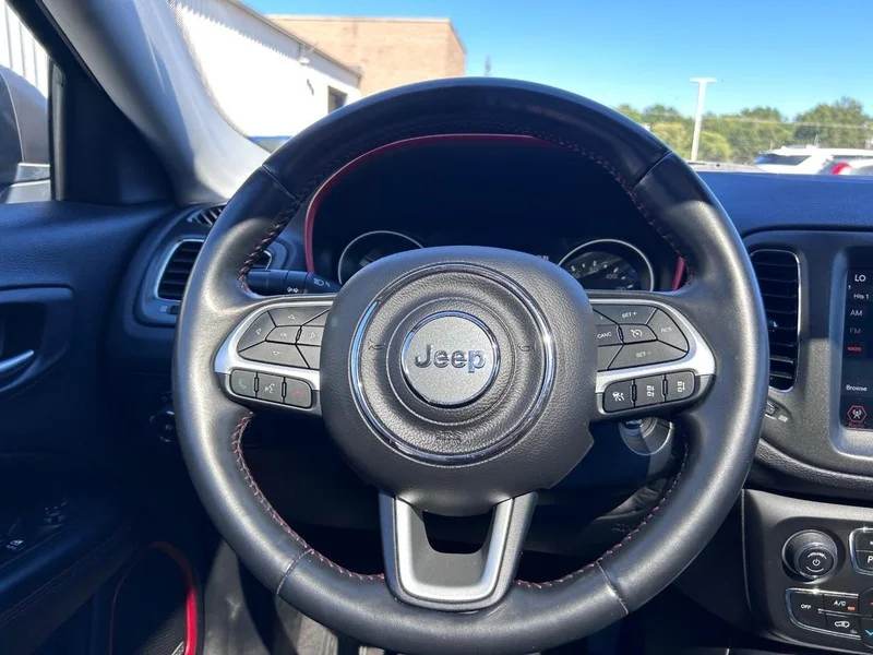 Certified Used 2021 Laser Blue Jeep 4WD Trailhawk image 12