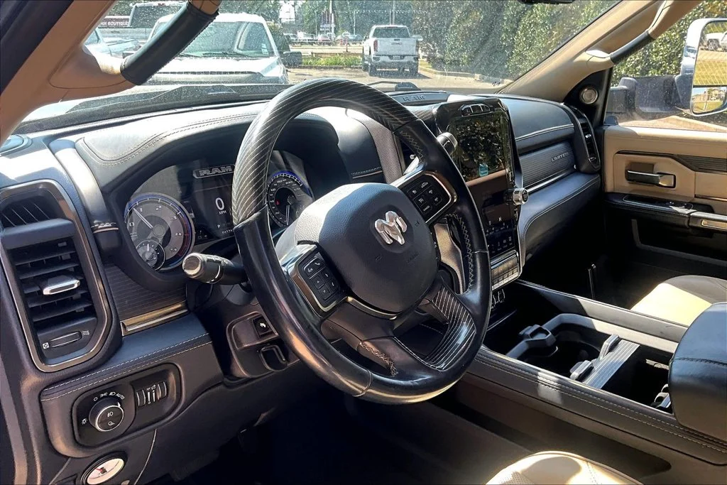 Used 2022 Granite Crystal Clearcoat Metallic Ram Limited image 10