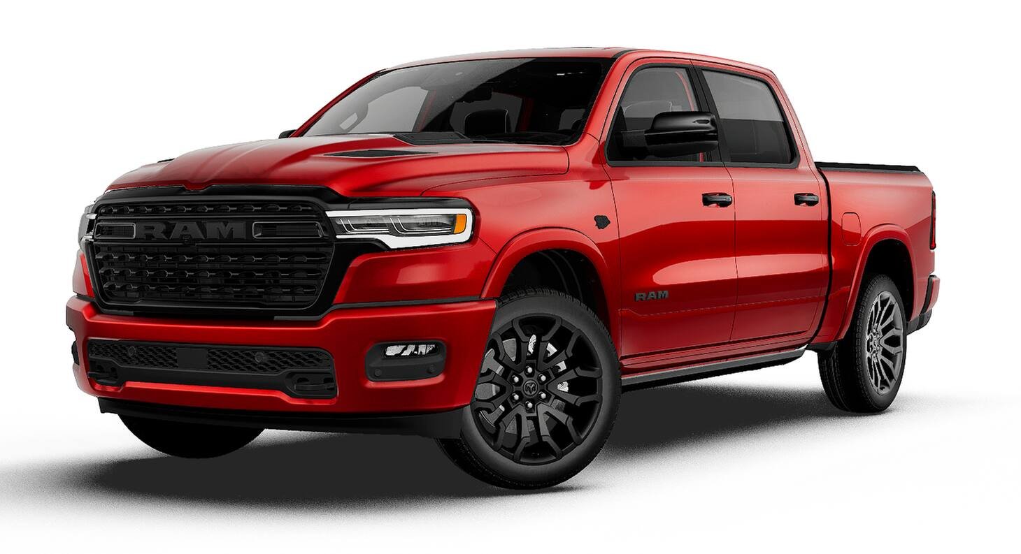 New 2027 Molten Red Pearl-Coat Exterior Paint RAM Limited image 1