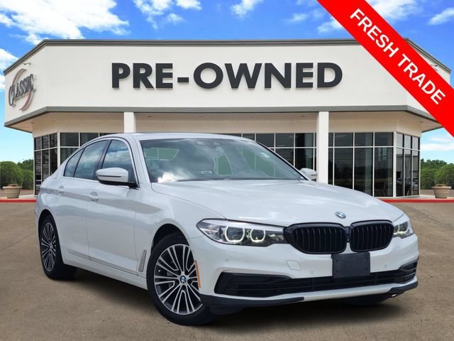 White 2020 BMW 5 Series Sedan Rear-Wheel Drive