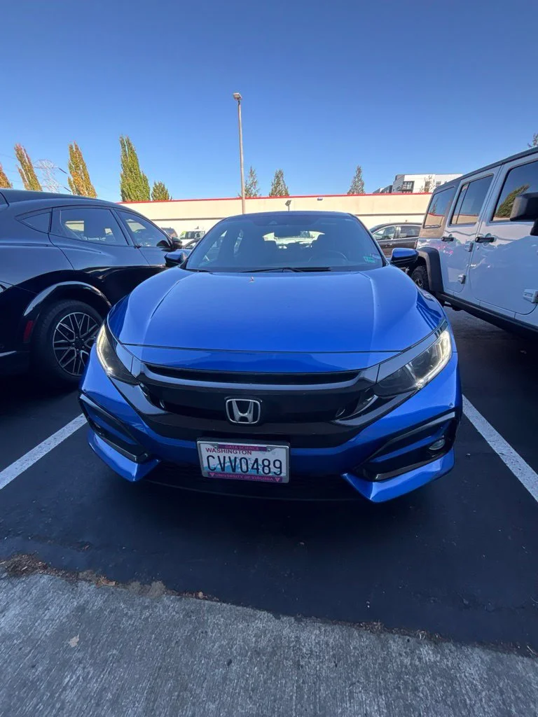 Used 2021 Blue Honda EX image 2