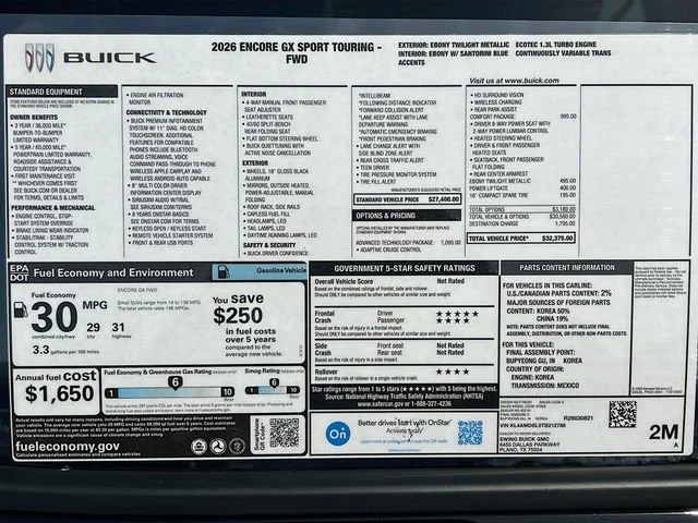 2026 Buick Encore GX Sport Touring - Photo 21