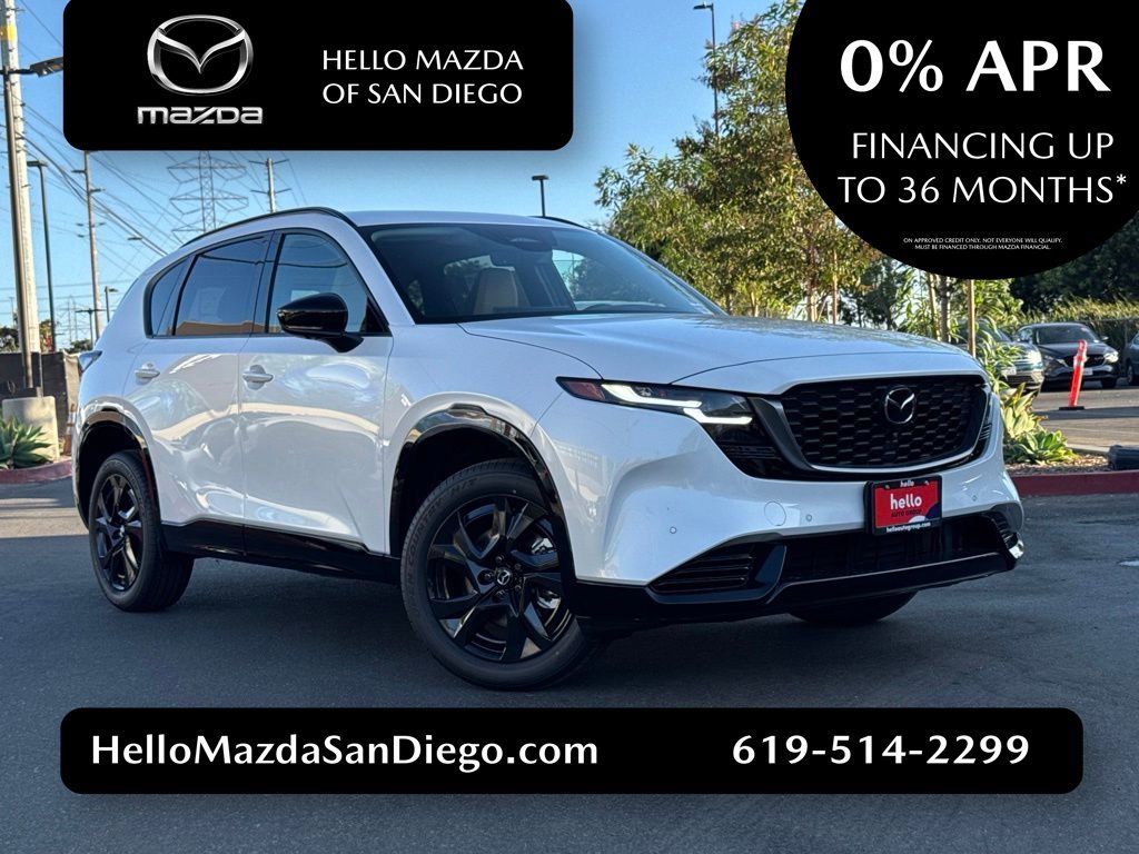 New 2026 Rhodium White Metallic Mazda 2.5 S Premium Plus AWD image 1