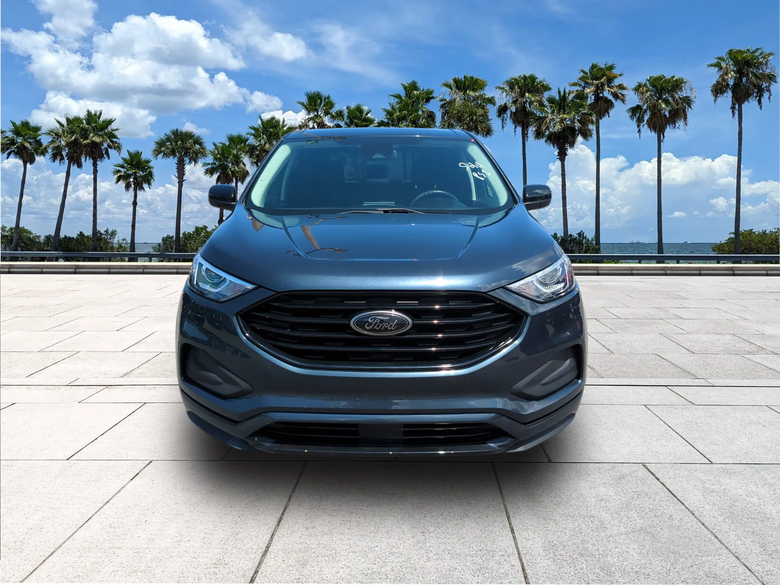 Certified Used 2022 Stone Blue Metallic Ford SE image 2