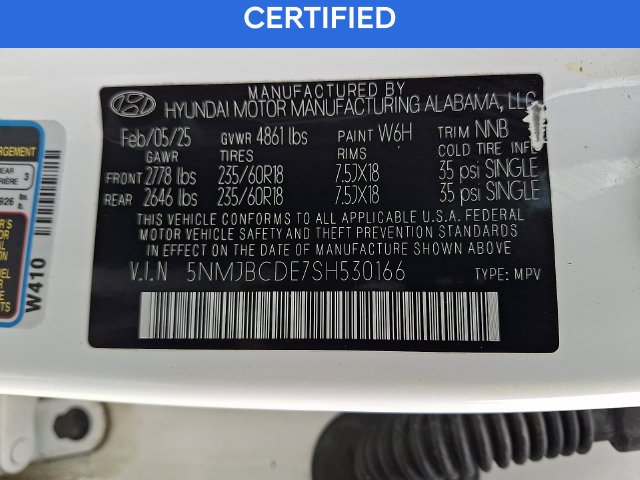 Certified Used 2025 White Hyundai SEL image 27