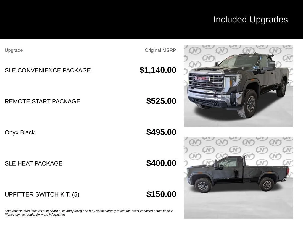 Used 2024 Onyx Black GMC SLE image 3