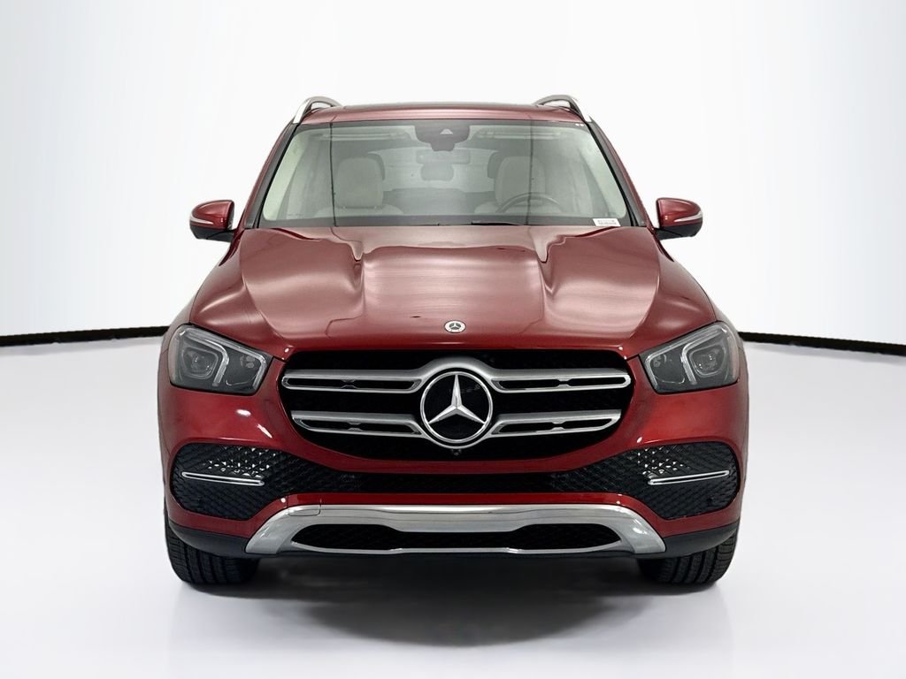 Certified Used 2021 designo Cardinal Red Metallic Mercedes-Benz GLE 350 image 2