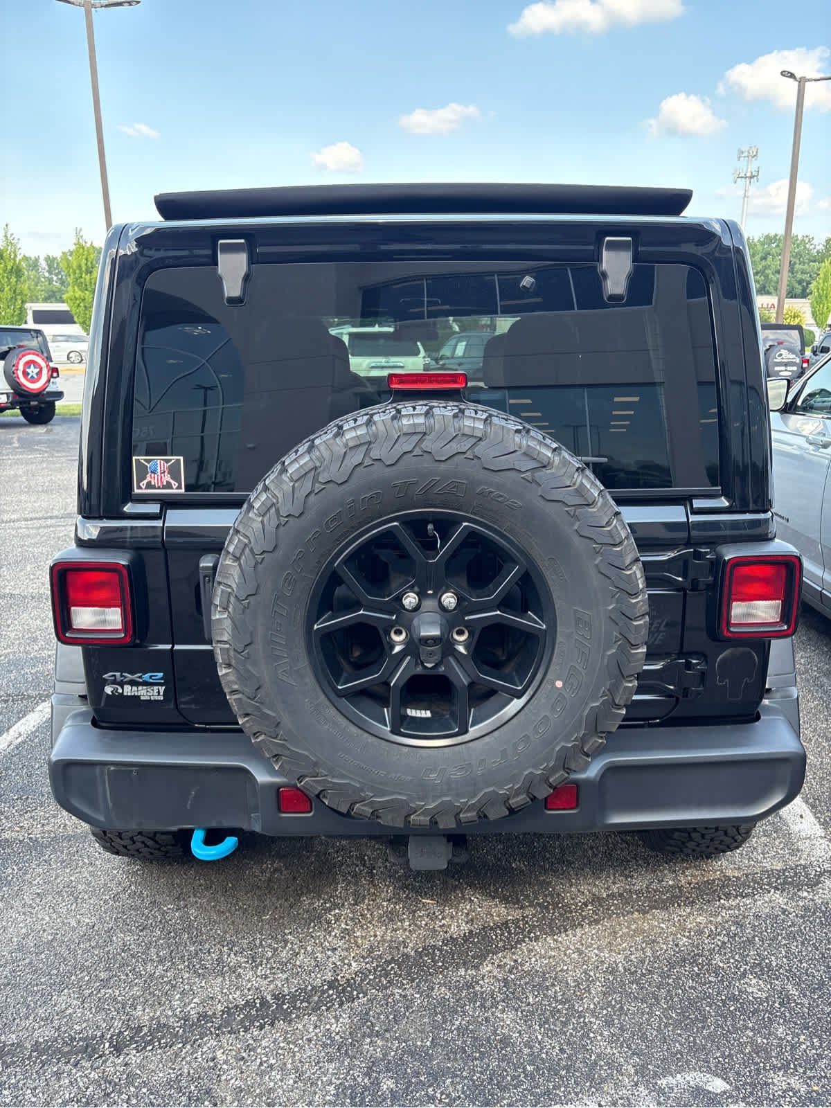 Used 2024 Black Clearcoat Jeep Willys image 6