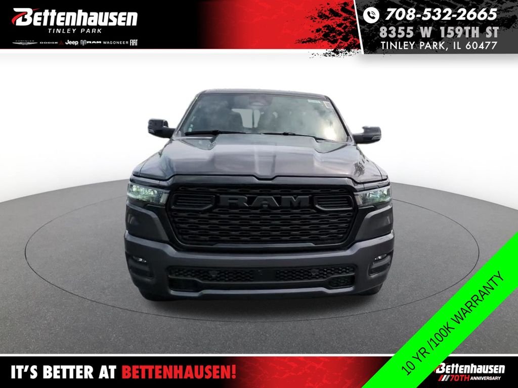 New 2026 Granite Crystal Metallic Clear-Coat Exterior Paint RAM Big Horn image 3
