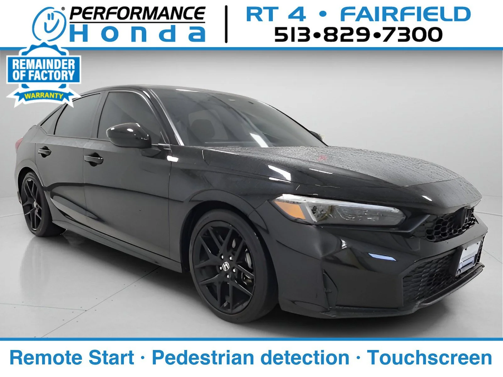 Used 2025 Crystal Black Pearl Honda Sport image 1