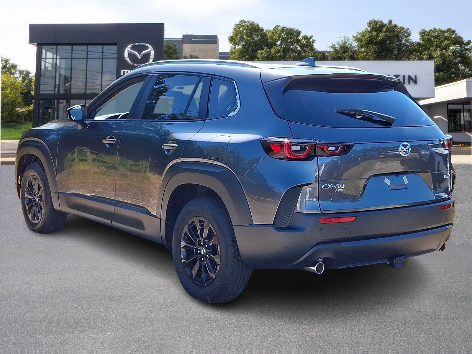 New 2026 Machine Gray Metallic Mazda Preferred AWD image 3