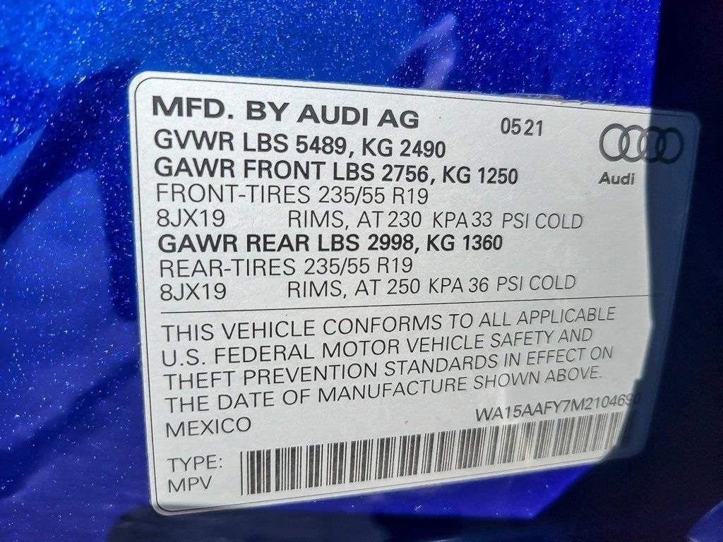 2021 AUDI Q5 - Image 24