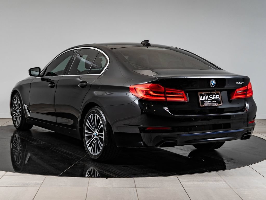 Used 2019 Jet Black BMW 540i image 6