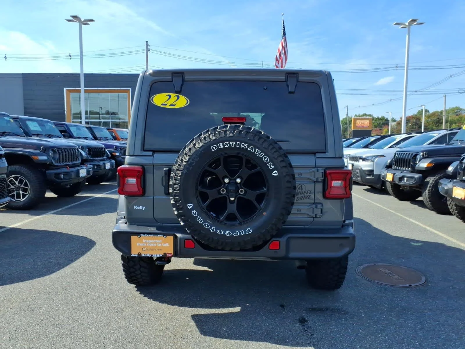Certified Used 2022 Sting-Gray Clearcoat Jeep Unlimited Willys image 9