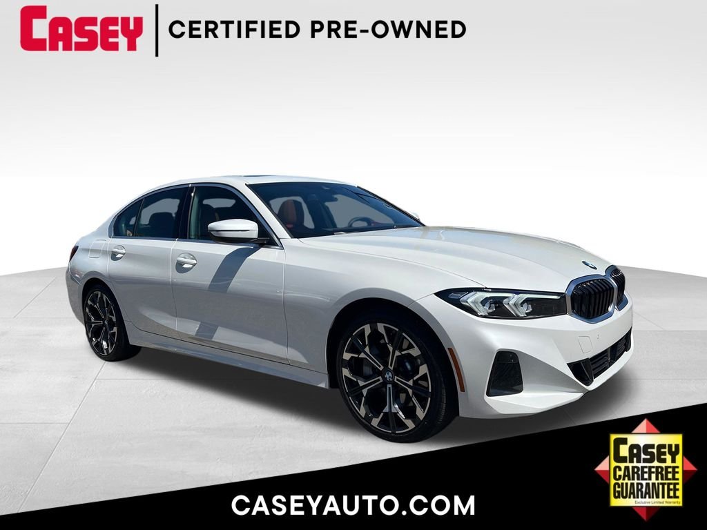 Certified Used 2025 Mineral White Metallic BMW 330i image 1