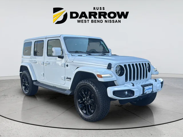 Used 2021 White Jeep Unlimited Sahara High Altitude image 7