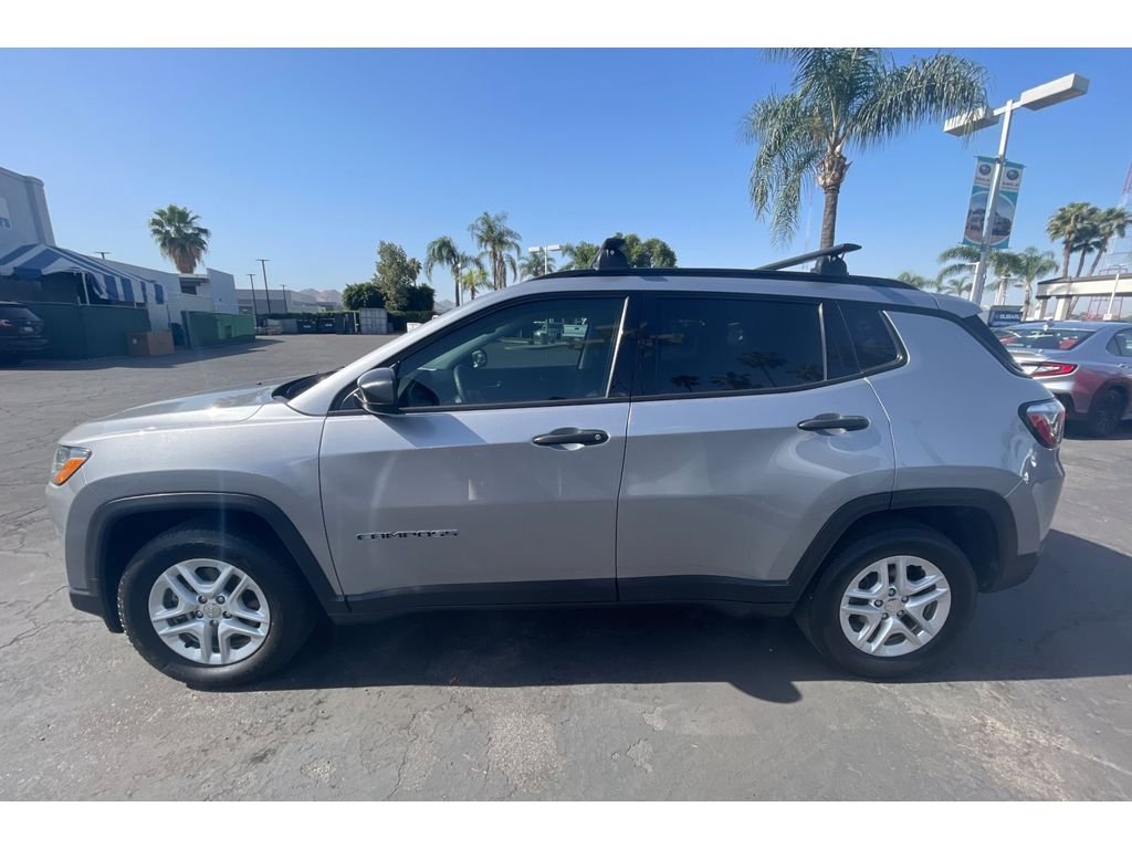 Used 2018 Jeep Compass Sport with VIN 3C4NJCAB1JT420584 for sale in San Bernardino, CA