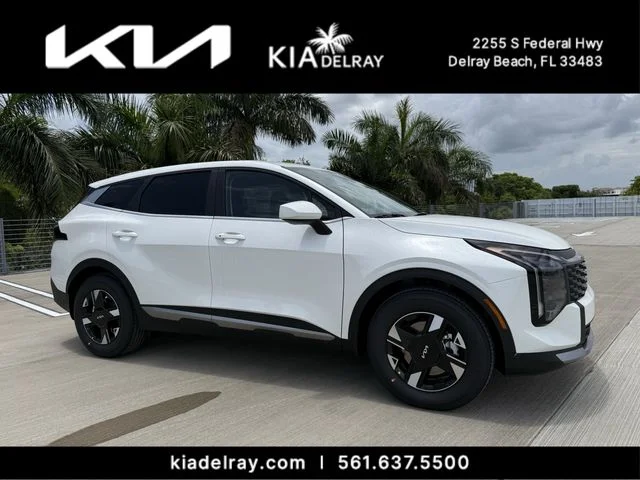 New 2026 White Kia LX image 1