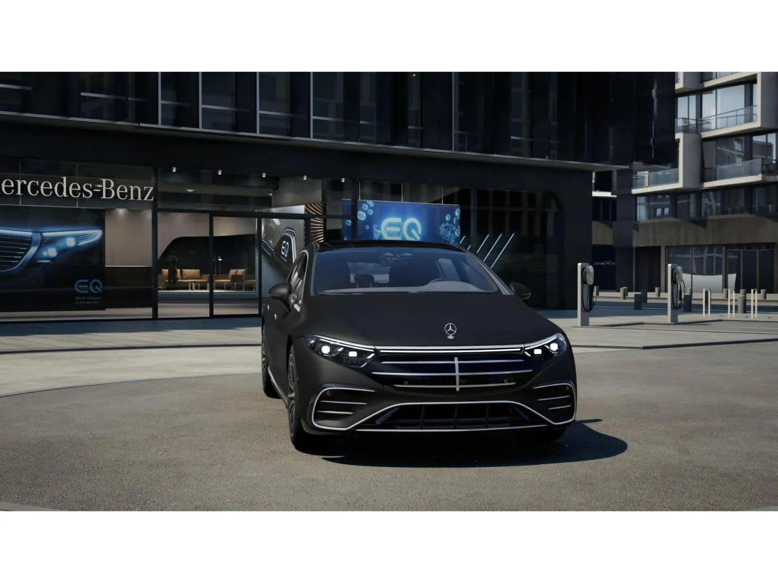Used 2026 MANUFAKTUR Signature Night Black Magno Mercedes-Benz EQS 580 image 8