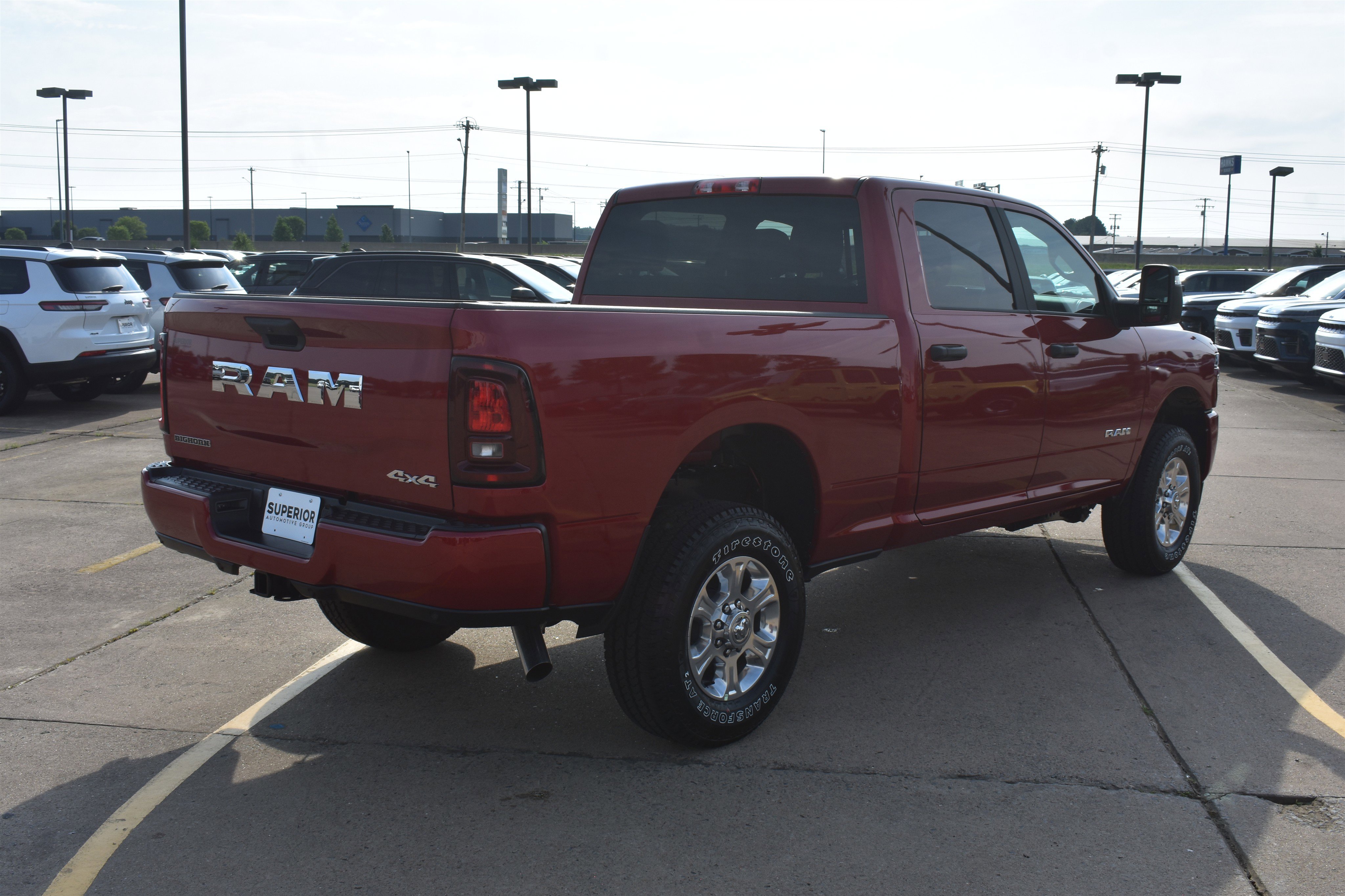 New 2026 Molten Red Pearl-Coat Exterior Paint RAM Big Horn image 5