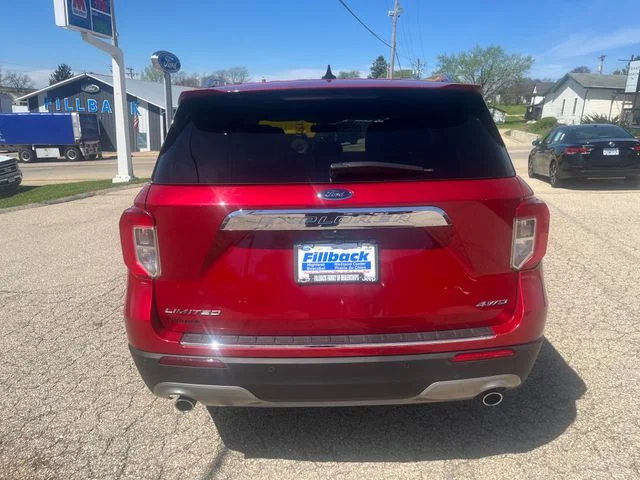 Used 2023 Red Metallic Ford Limited image 5