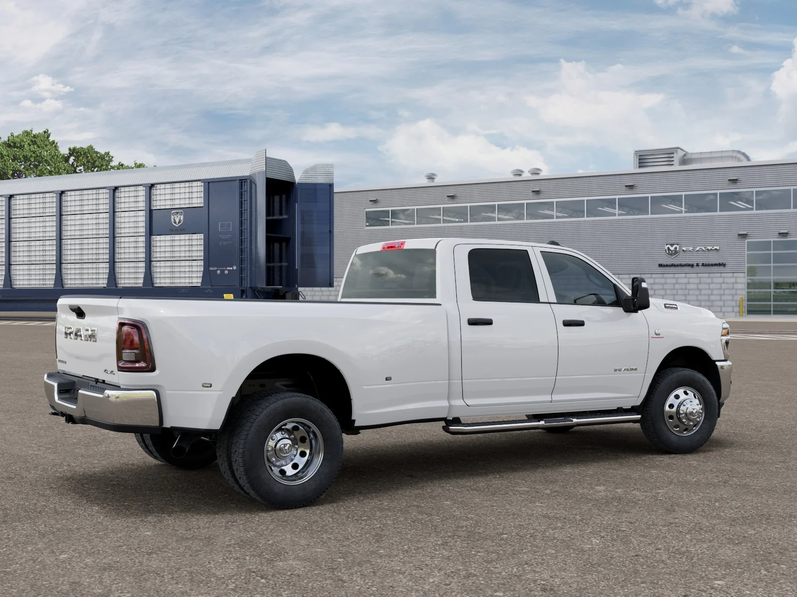 New 2027 Bright White Clearcoat RAM Big Horn image 4