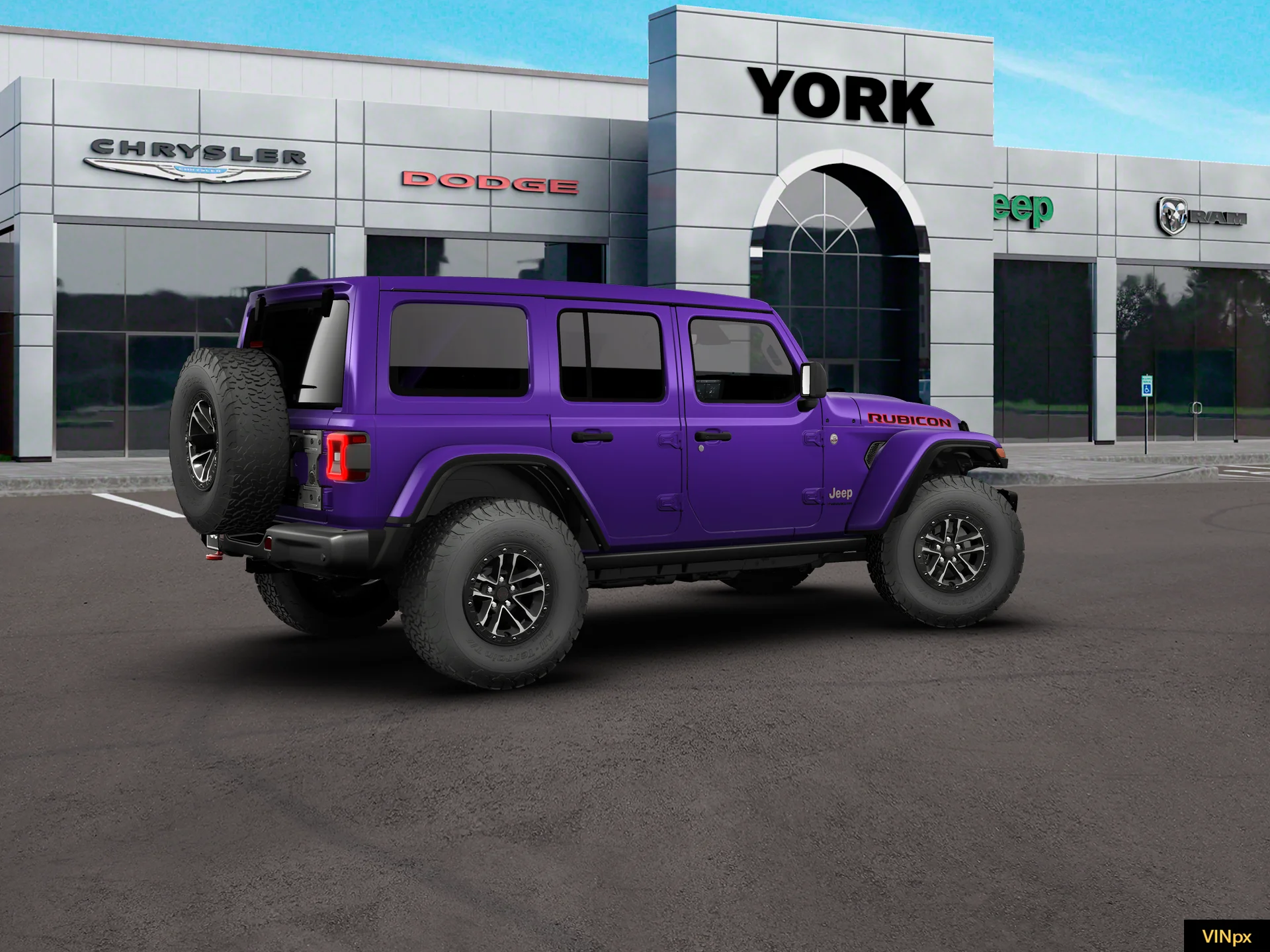 New 2026 Reign Exterior Paint Jeep Rubicon X image 8
