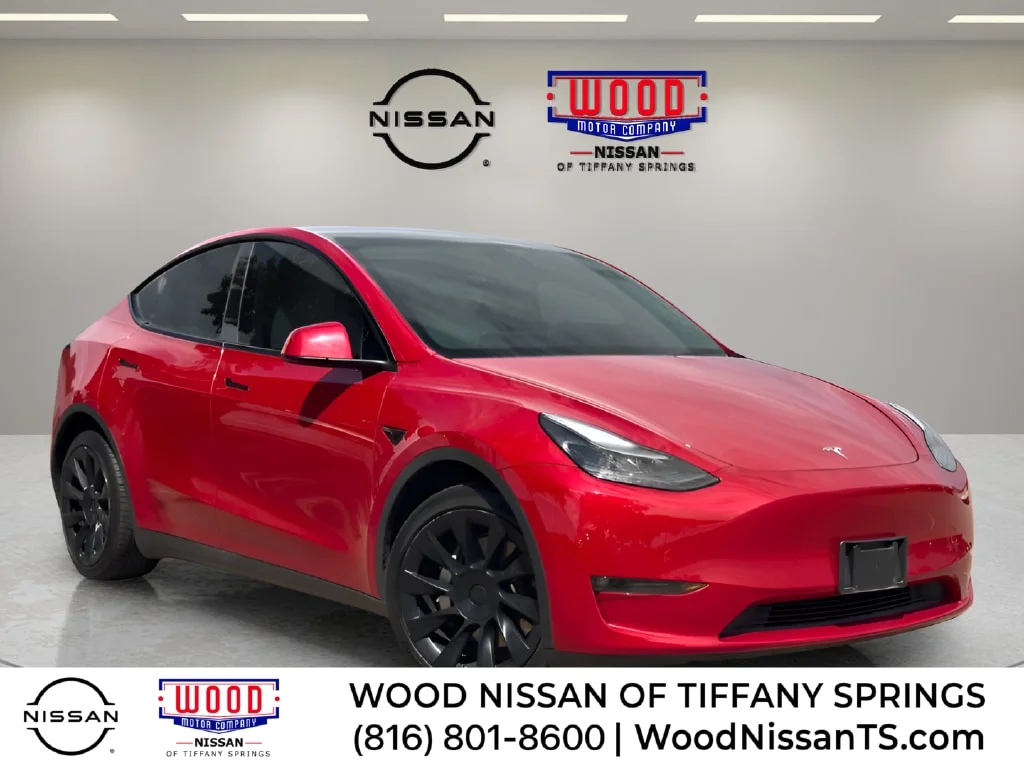 Used 2023 Red Multi-Coat Tesla Long Range image 1
