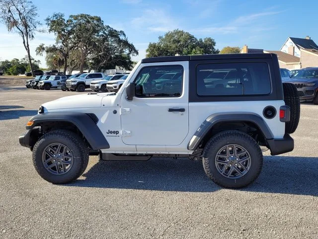 New 2026 Bright White Clear-Coat Exterior Paint Jeep Sport S image 4