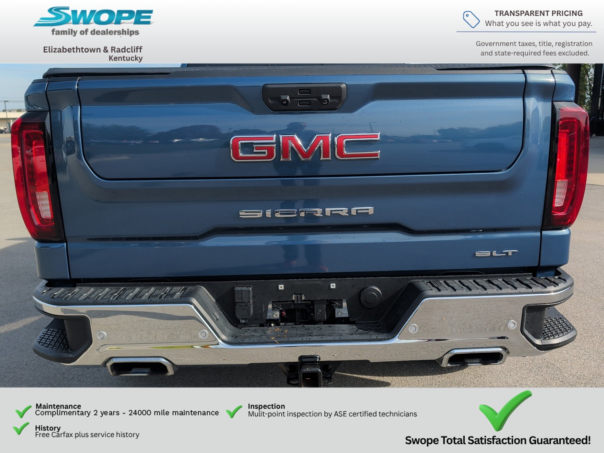 Used 2024 Downpour Metallic GMC SLT image 8