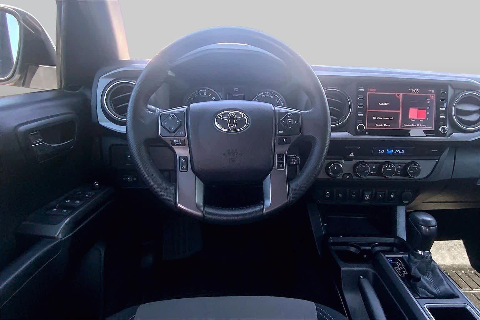 Certified Used 2021 Super White Toyota TRD Off Road image 6