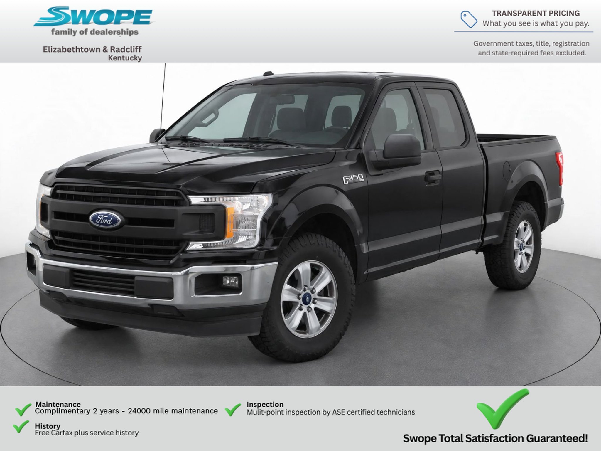 Used 2018 Shadow Black Ford XL image 1