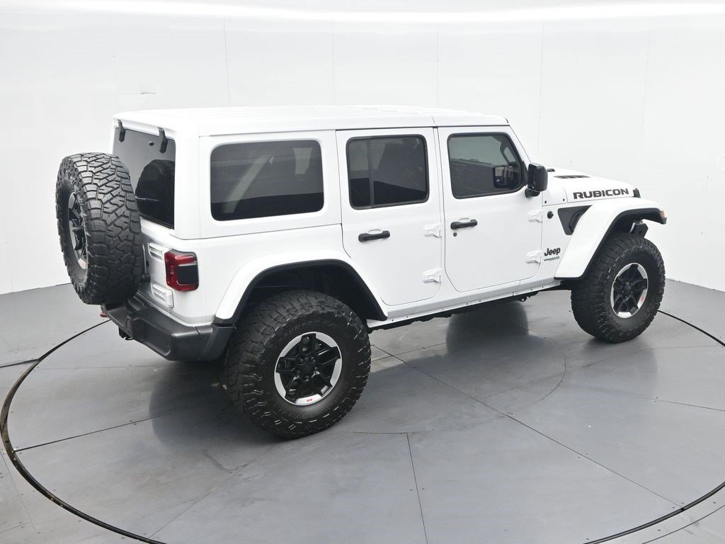 Used 2020 Bright White Clearcoat Jeep Rubicon image 23