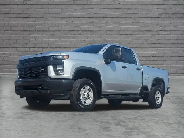 Used 2022 SILVER ICE METALLIC Chevrolet Work Truck image 1