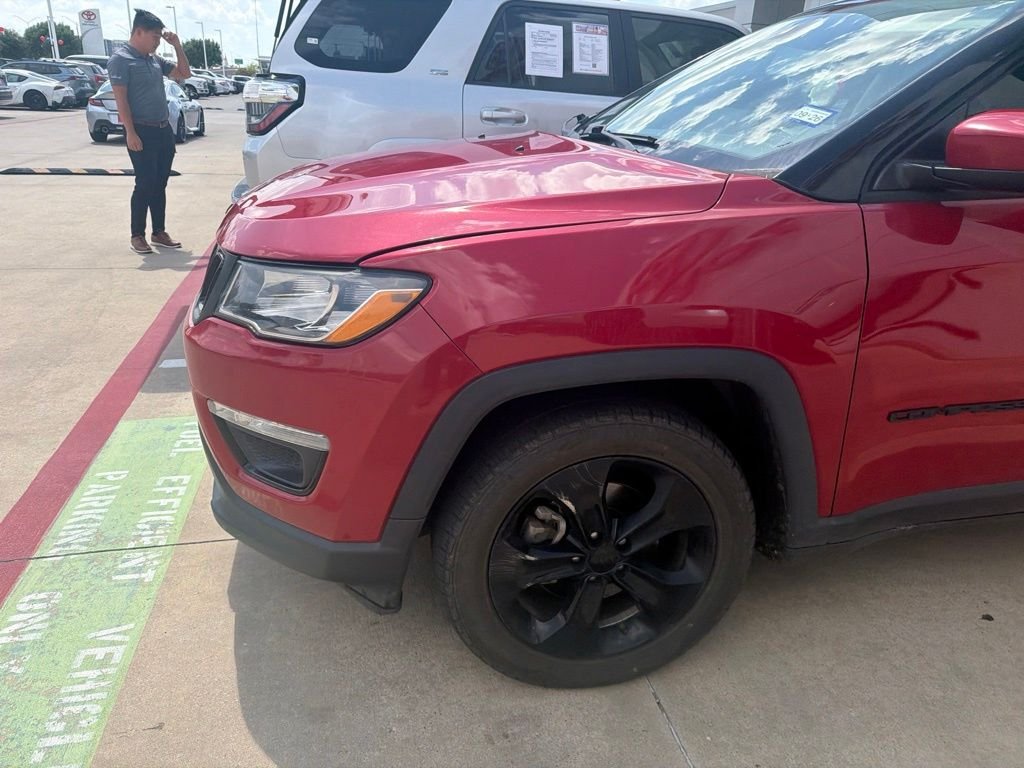 Used 2020 Jeep Compass Altitude with VIN 3C4NJCBB9LT105257 for sale in Irving, TX
