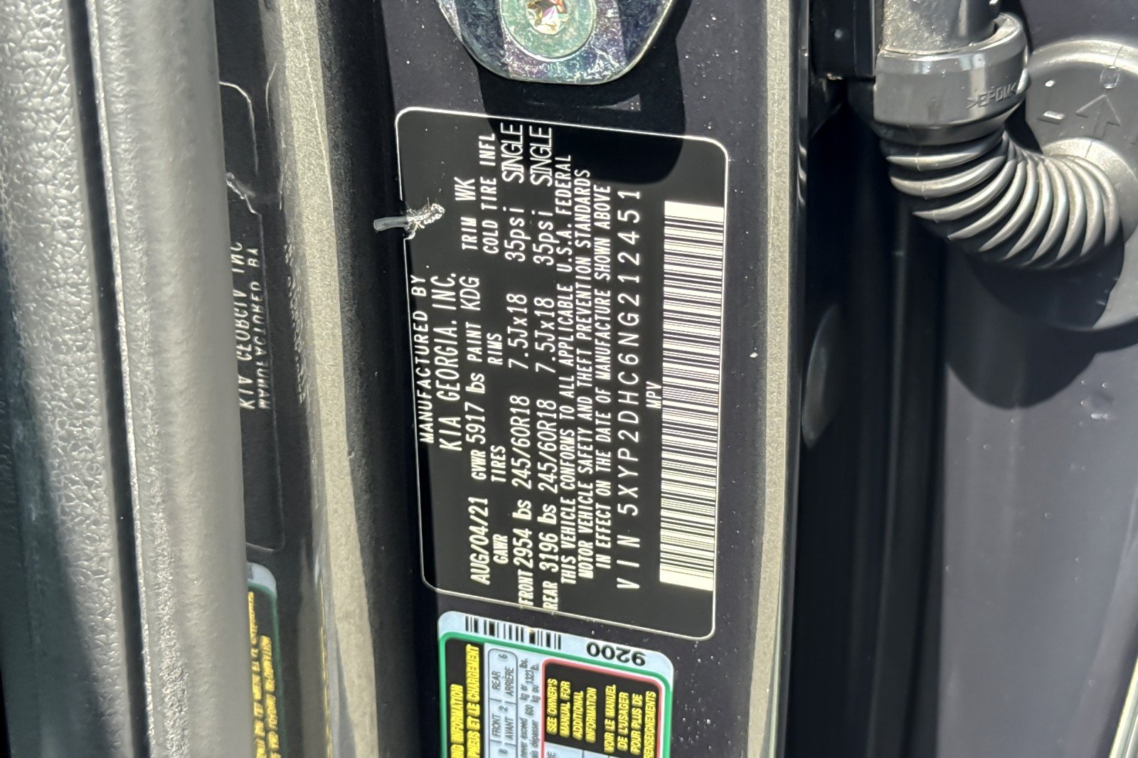 Used 2022 GRAY Kia LX image 28