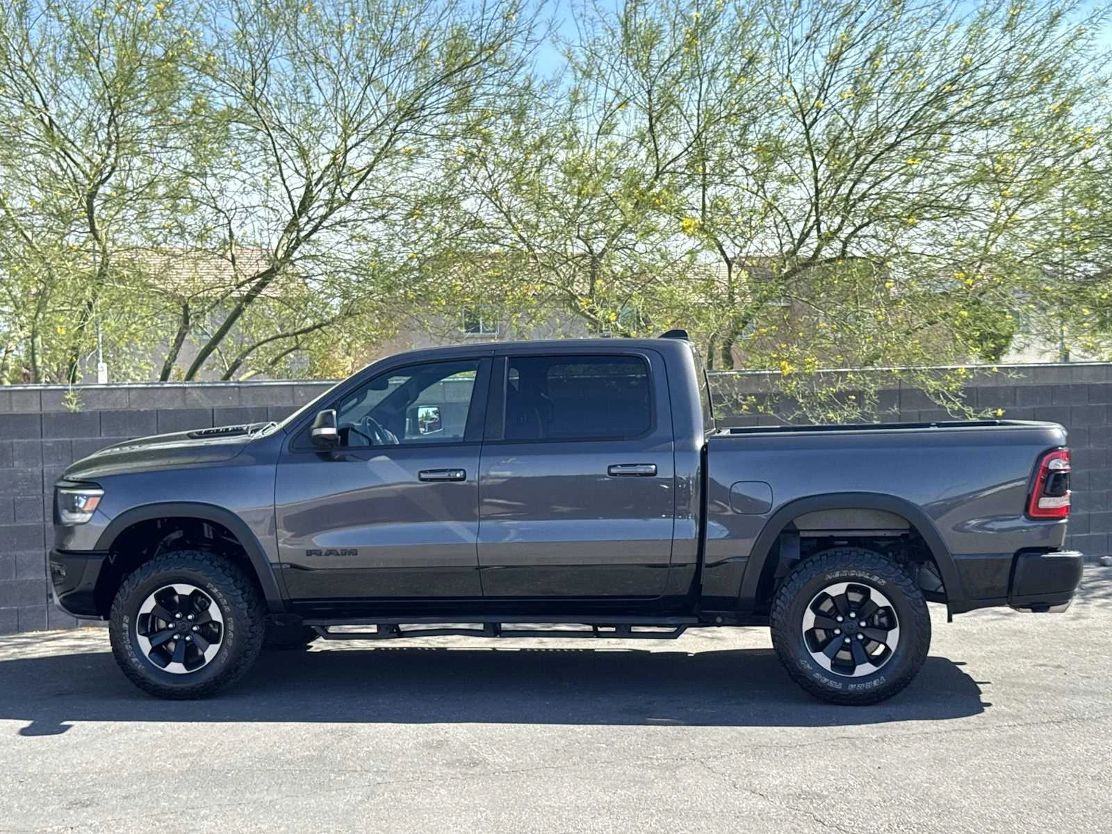 Used 2019 Granite Crystal Metallic Clearcoat Ram Rebel image 5